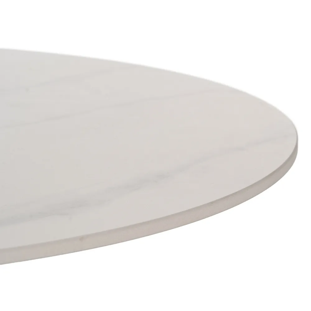 Masuta Living Ceramica Metal, Alb Natural - CreativDeco.ro [5]