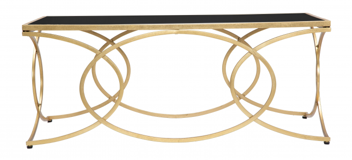 Masuta living Infinity, auriu negru [4]