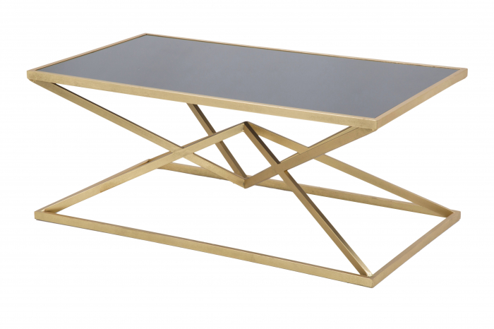 Masuta living Piramid, auriu negru [6]