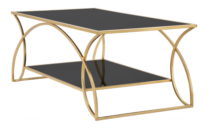 Masuta living Sunshine, auriu negru [3]