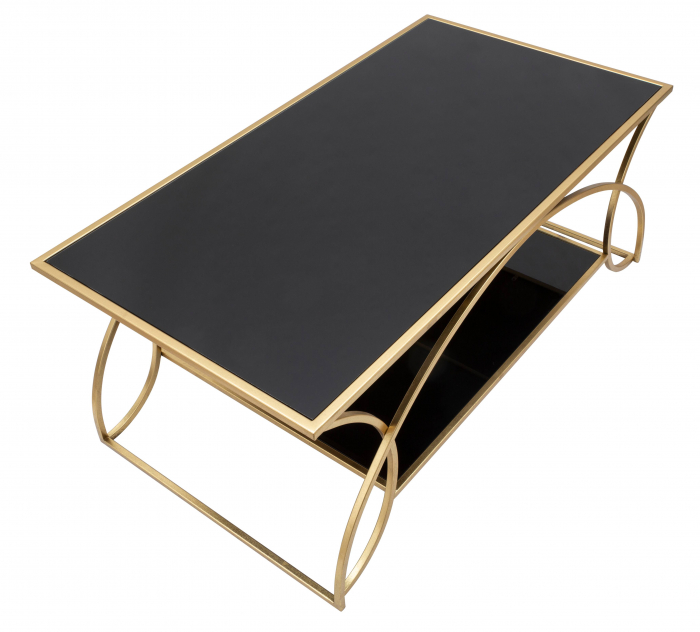 Masuta living Sunshine, auriu negru [4]