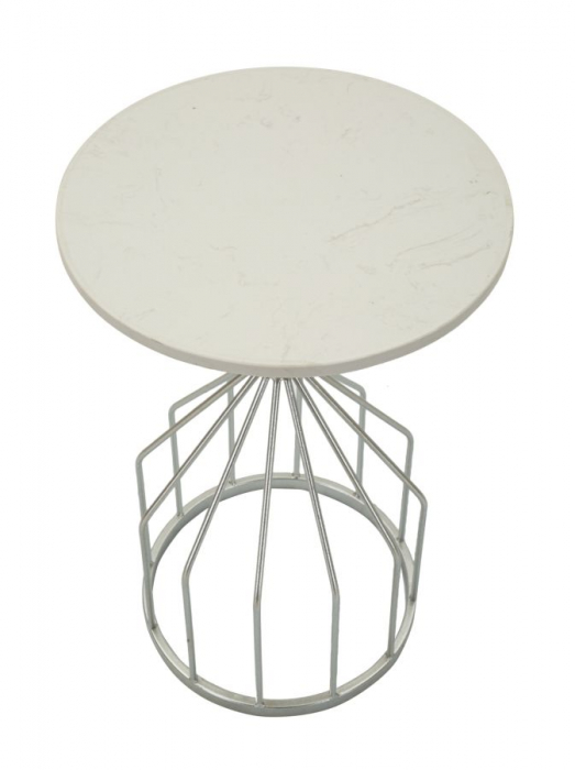 Masuta rotunda design geometric | Mobilier contemporan [4]