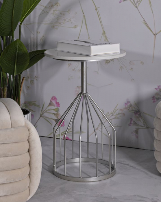 Masuta rotunda design geometric | Mobilier contemporan [2]
