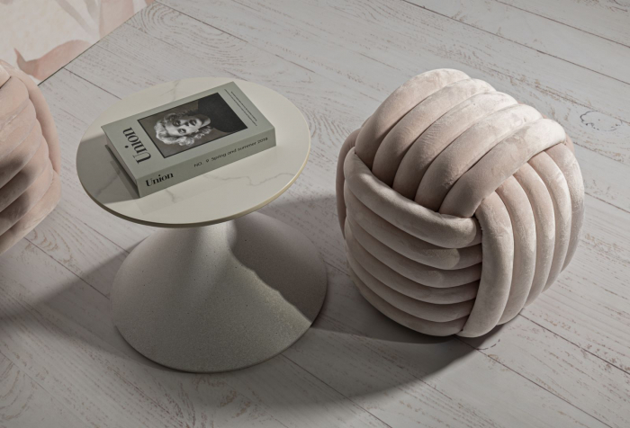 Masuta conica alba | Design contemporan | CreativDeco [2]