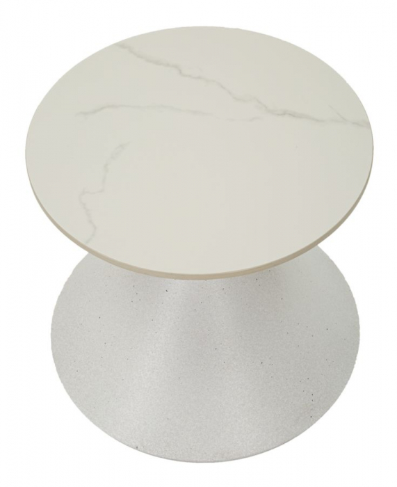 Masuta conica alba | Design contemporan | CreativDeco [3]