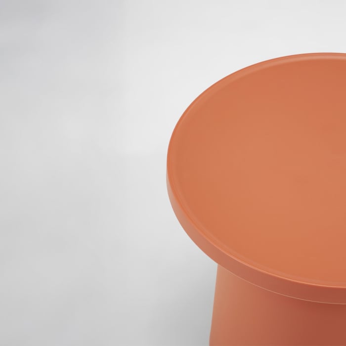 Măsuță de cafea rotundă din polipropilena teracota [3]