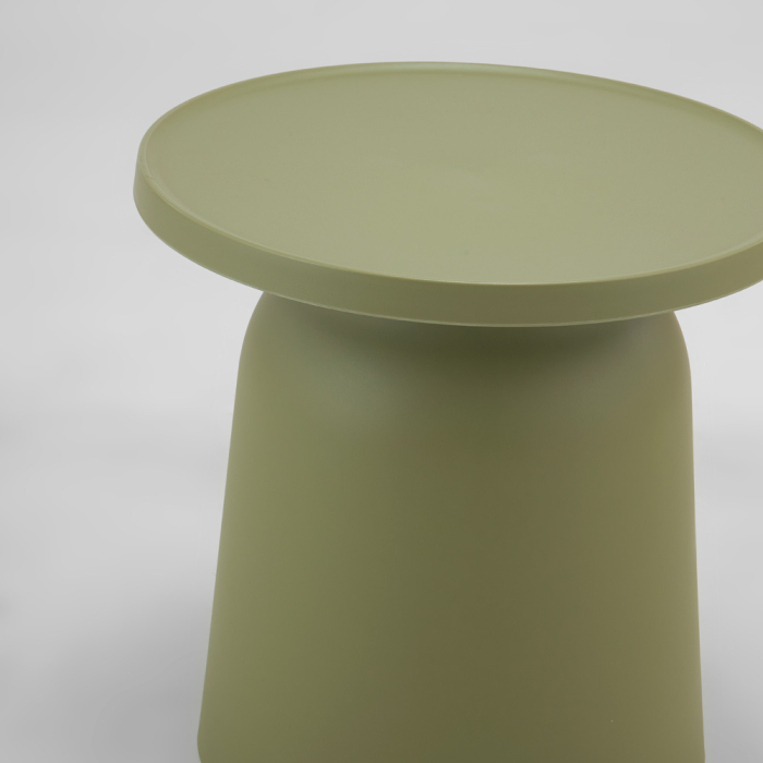 Măsuță de cafea rotundă din polipropilena verde [2]