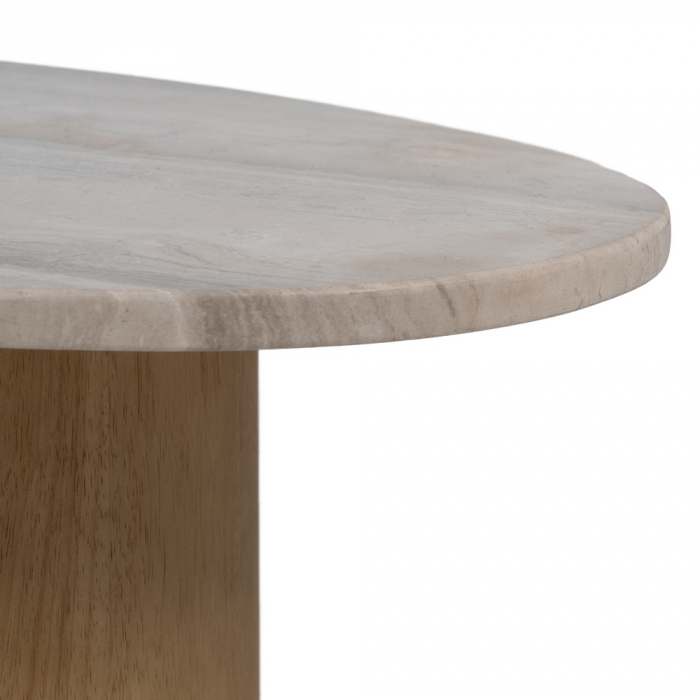 Masuta cu Blat din Marmură CreativDeco - Design Rafinant pentru Living și Dormitor [6]