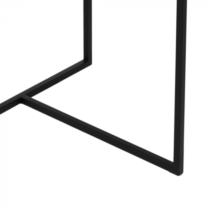 Masuta Metal Negru Oglinda CreativDeco - Design Modern si Elegant [5]