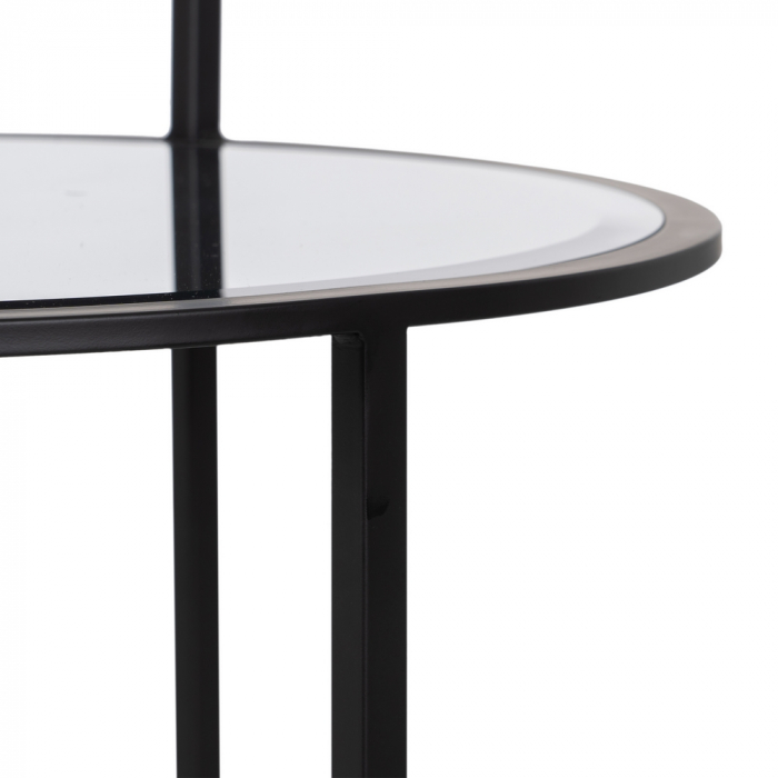 Masuta Metal Negru Oglinda CreativDeco - Design Modern si Elegant [4]