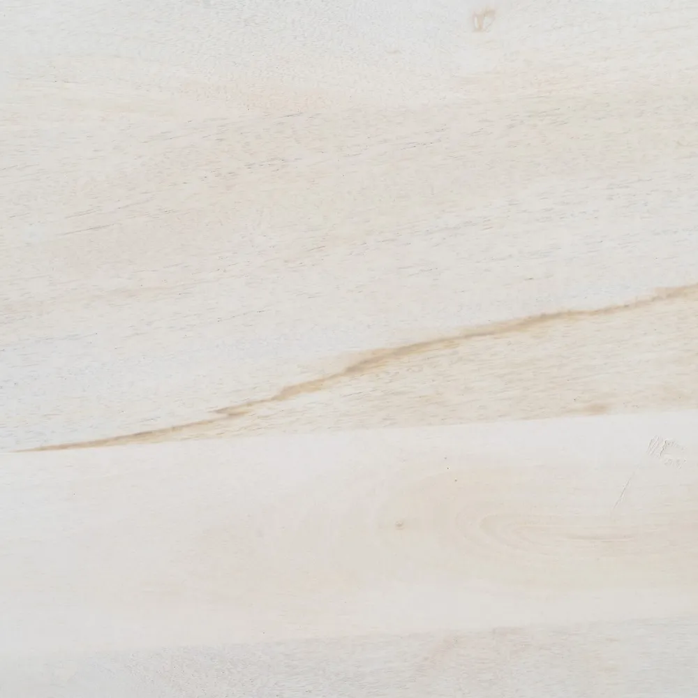 Masuta rotunda sufragerie Madera, lemn mango, alb invechit [8]