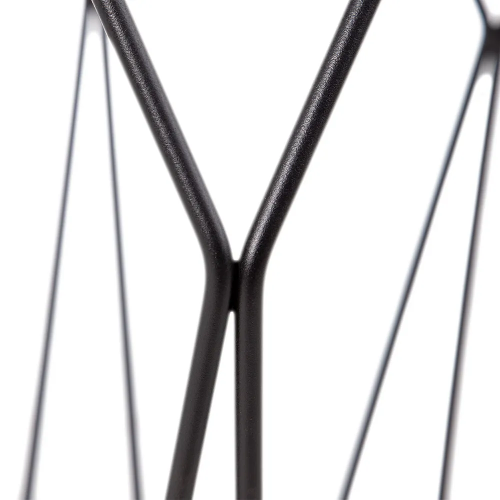 Masuta sufragerie Hexagon, negru, metal sticla [8]