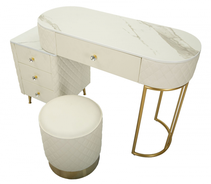 Masa de toaleta crem eleganta | Mobilier dormitor CreativDeco [4]