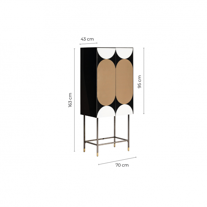 Mobila bar Art Deco sticla|Baruri de lux elegante [8]