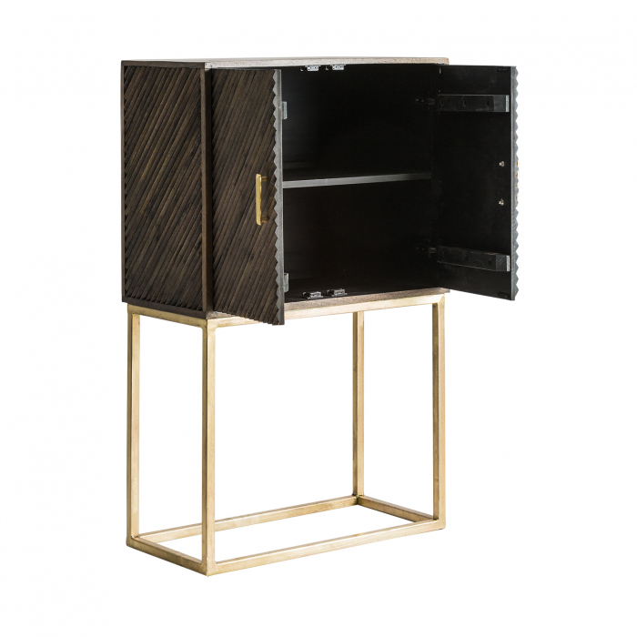 Mobila bar Art Deco metal|Baruri de lux functionale [3]
