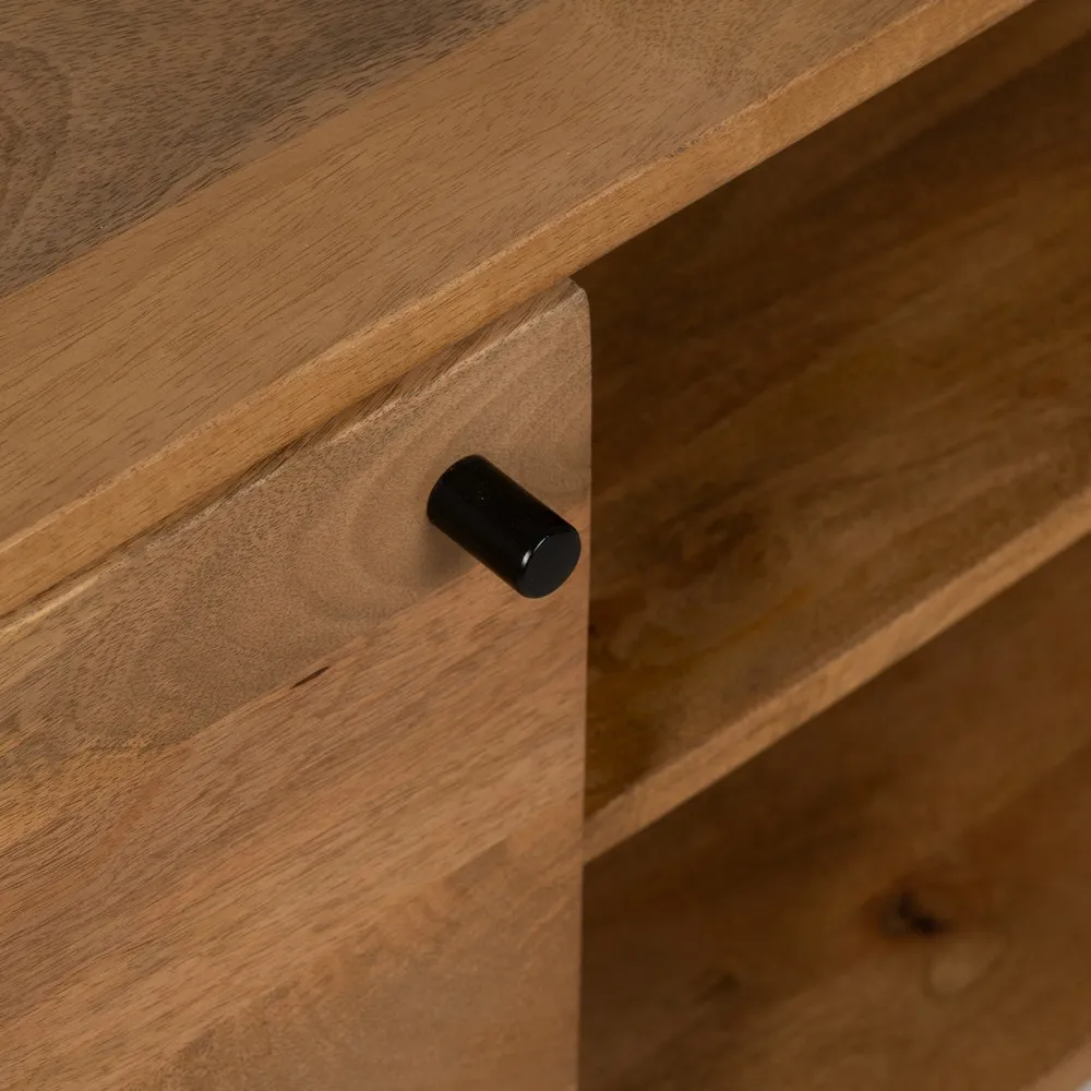 Mobila TV rotunjita mango | Mobilier living organizare multimedia [9]