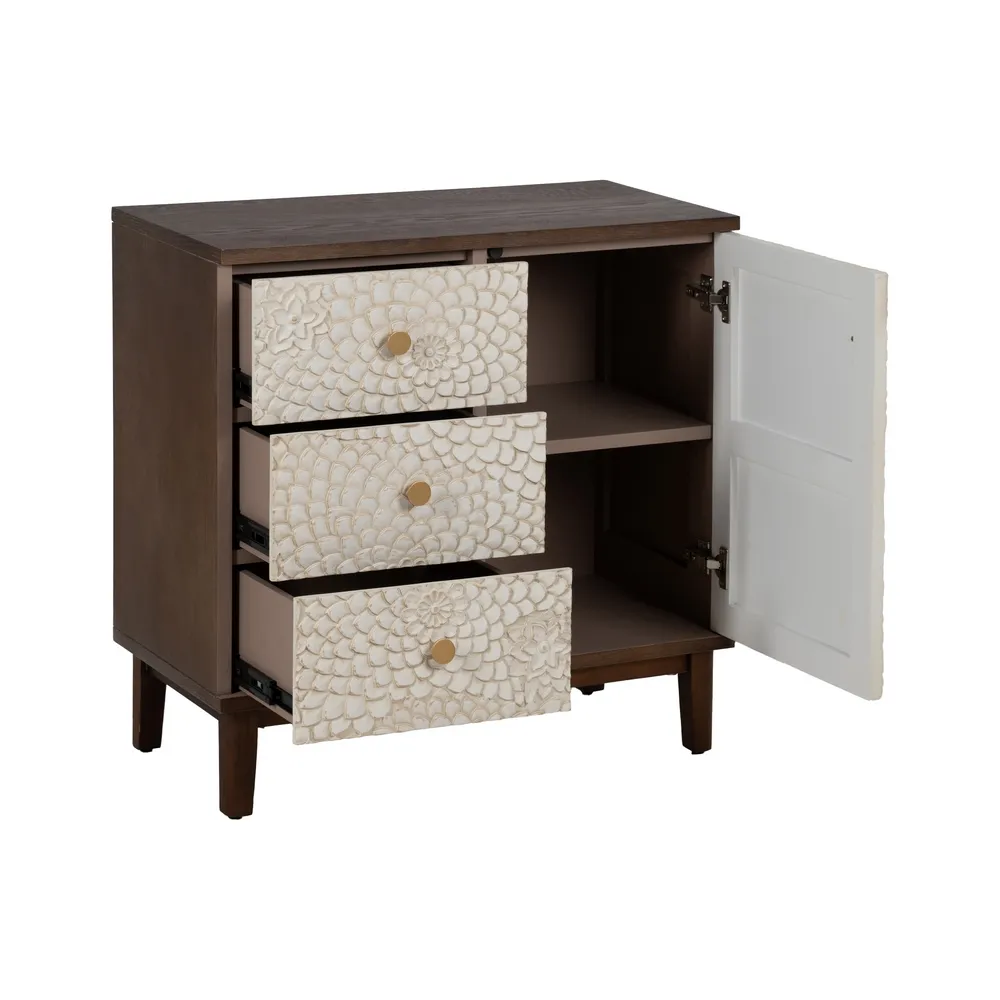 Mobilier hol cu usi sculptate | Depozitare eleganta | CreativDeco [4]