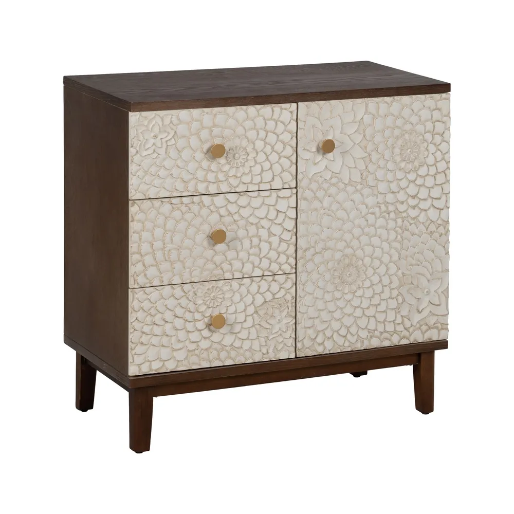 Mobilier hol cu usi sculptate | Depozitare eleganta | CreativDeco [3]