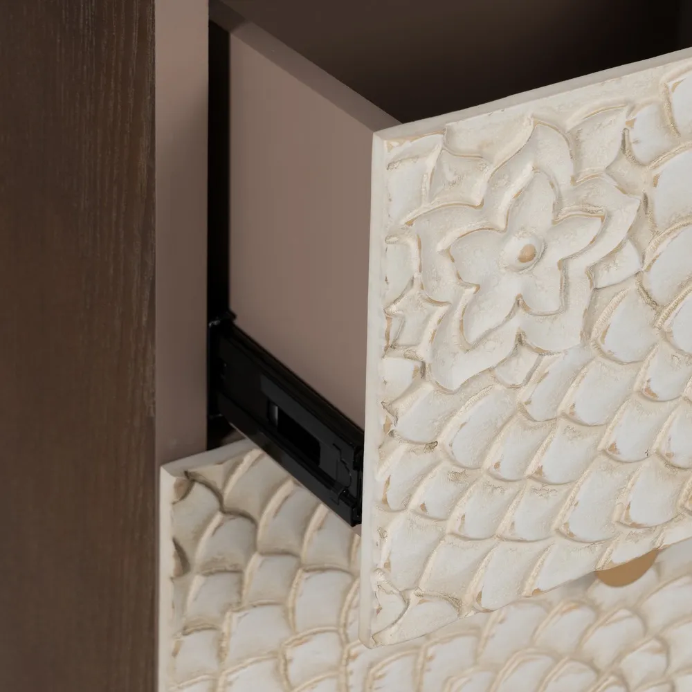 Mobilier hol cu usi sculptate | Depozitare eleganta | CreativDeco [8]