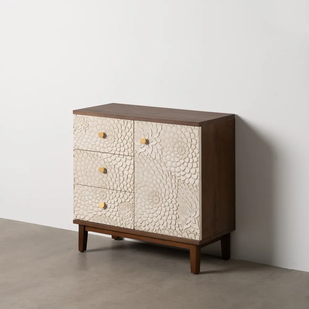 Mobilier hol cu usi sculptate | Depozitare eleganta | CreativDeco [1]