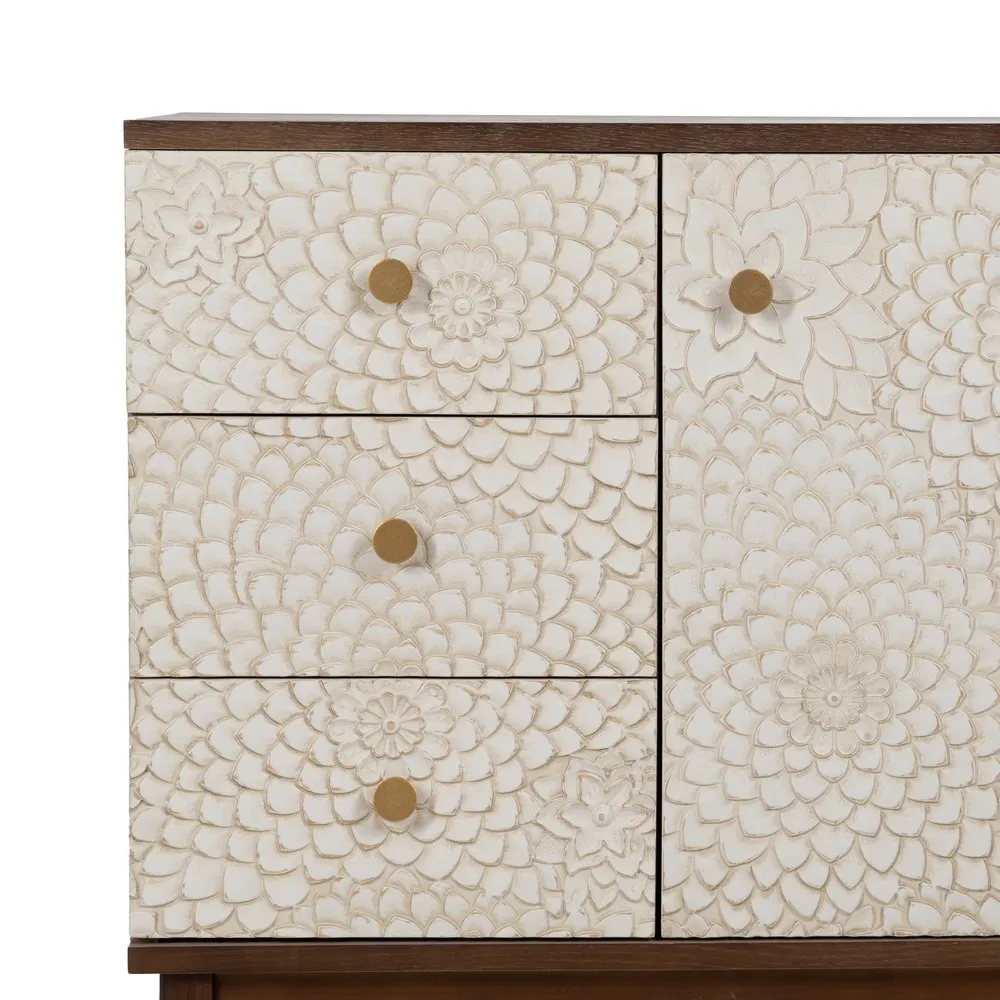 Mobilier hol cu usi sculptate | Depozitare eleganta | CreativDeco [6]