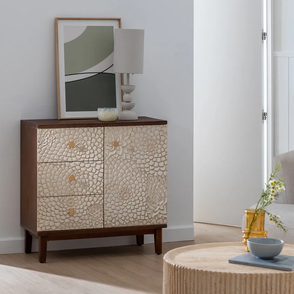 Mobilier hol cu usi sculptate | Depozitare eleganta | CreativDeco [2]