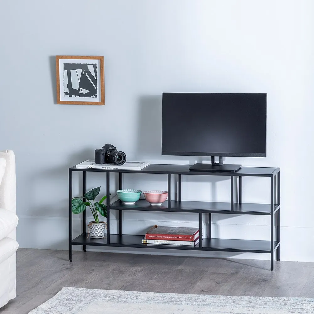 Mobilier TV minimalist din otel | Comode TV functionale [9]