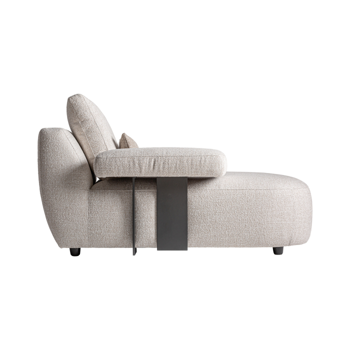 Modul coltar sofa crem forme rotunjite [3]