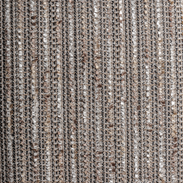 Modul sofa din stofă bej texturată cu design compact [5]