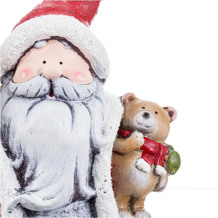 Moș Crăciun cu brad magnezie Crăciun|Decoruri festive tradiționale [2]