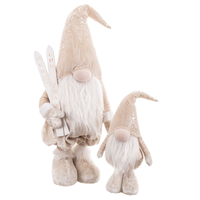 Moș Crăciun telescopic decorativ extensibil din stofă 150 cm [3]