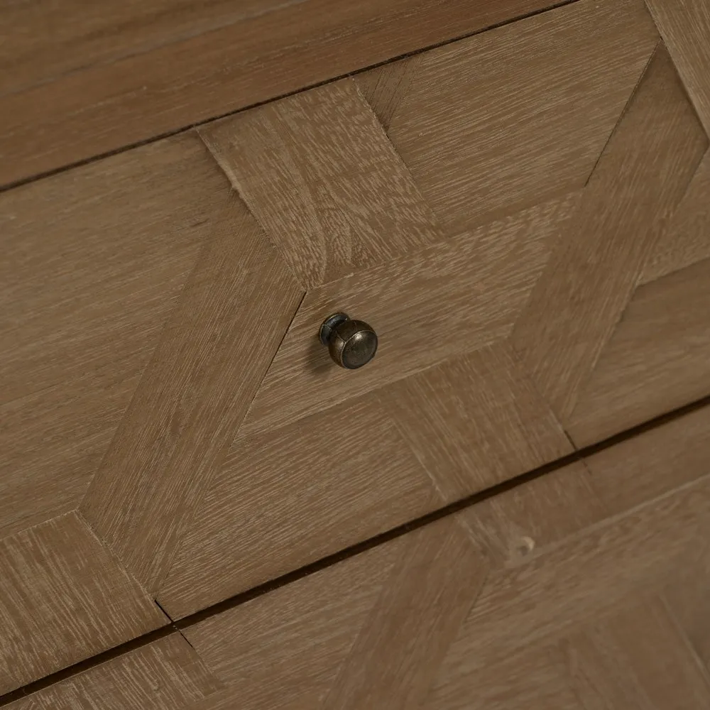 Noptiera 3 sertare Madera, Lemn Natural - CreativDeco.ro [5]