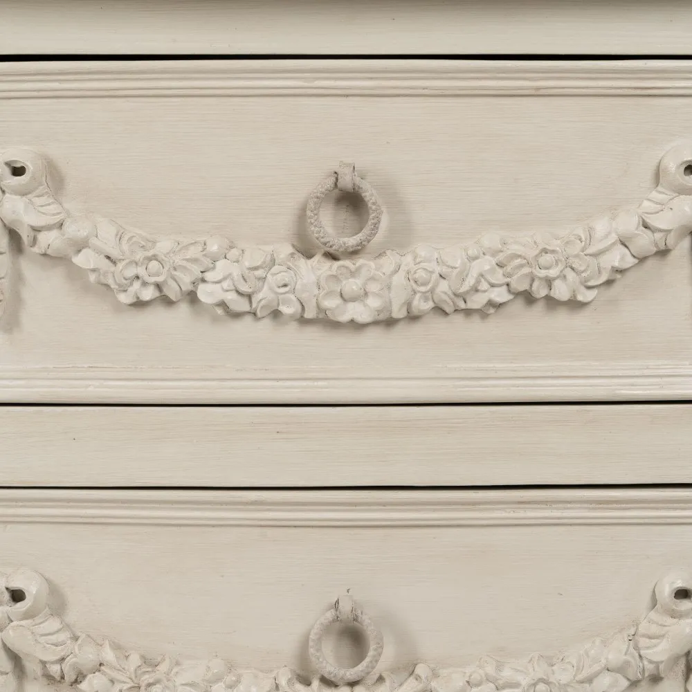 Noptiera Alb-Gri Uzat Lemn Sculptat - creativdeco.ro [11]