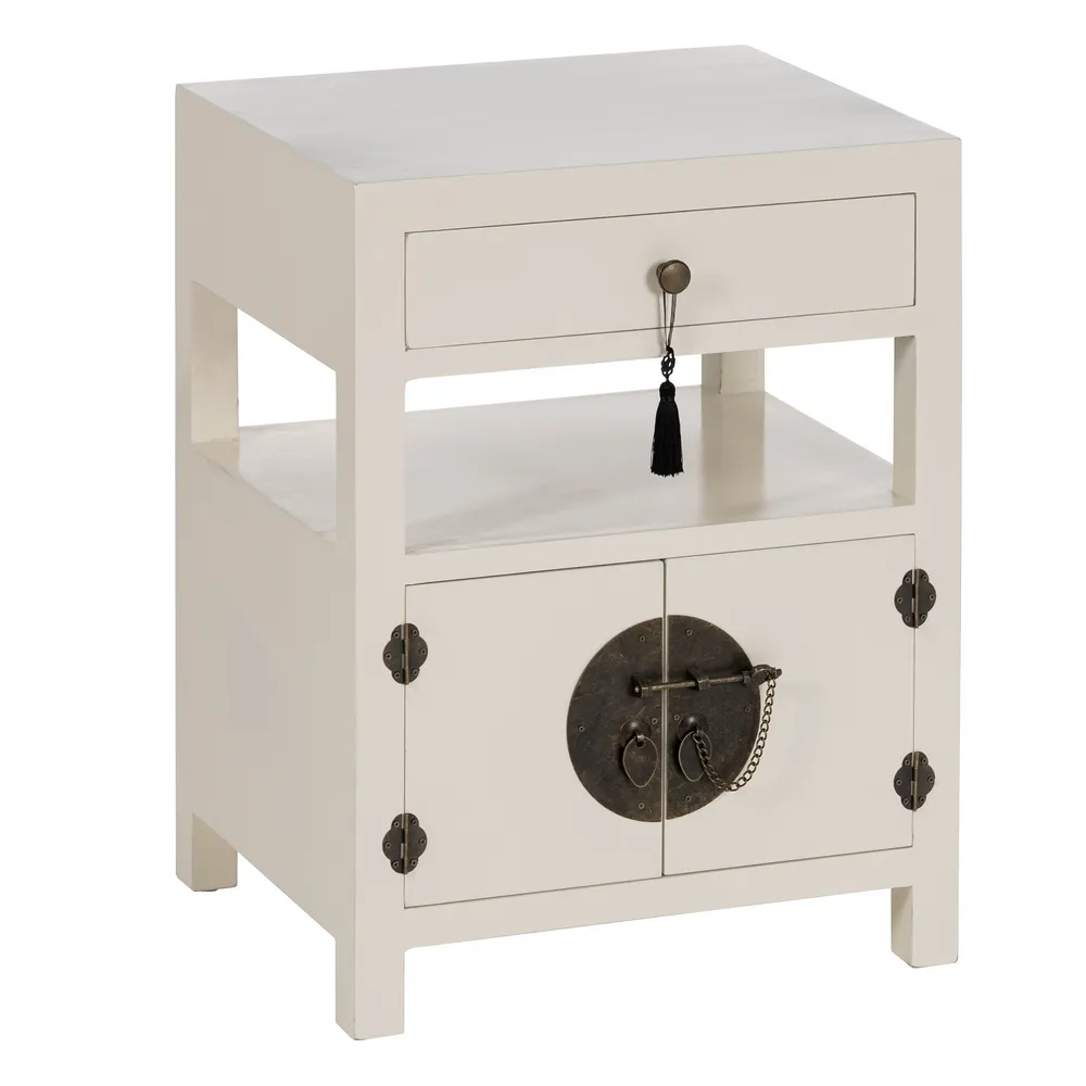 Noptiera alba orientala versatila | Mobilier dormitor CreativDeco [2]