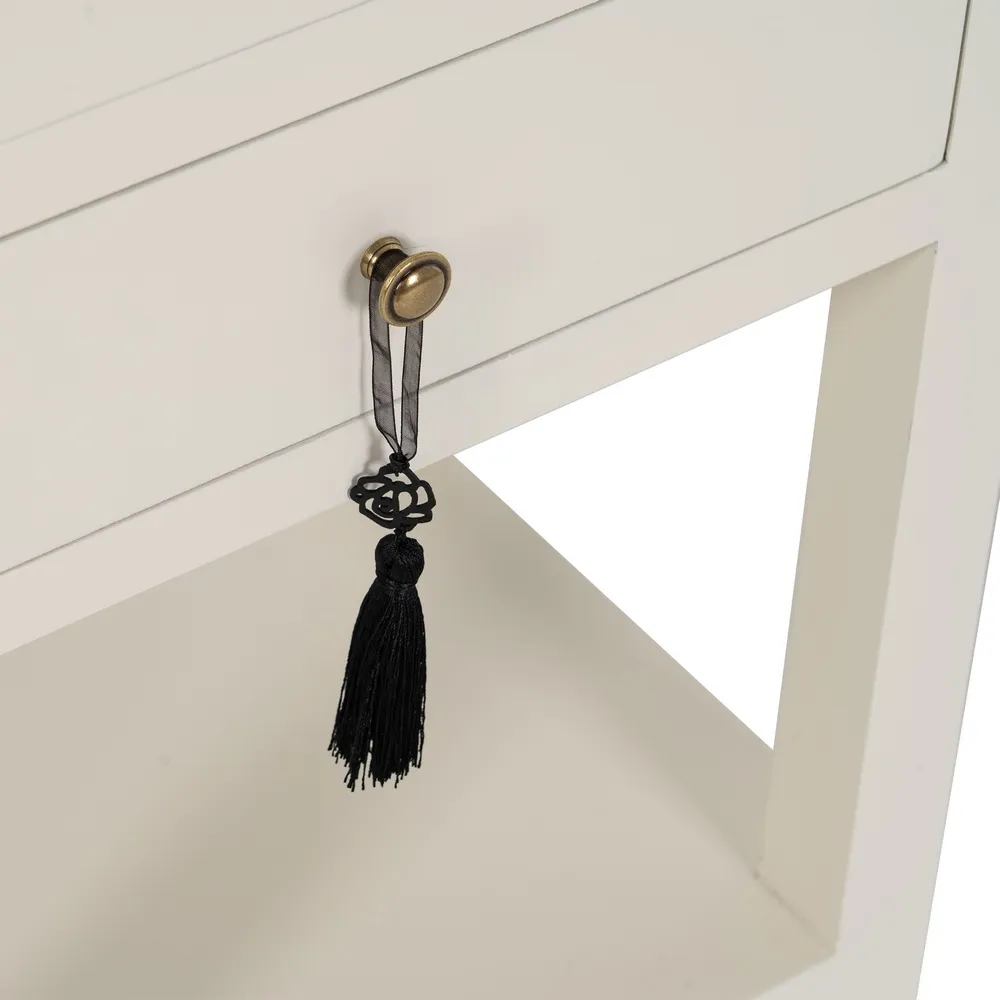 Noptiera alba design oriental | Piese functionale CreativDeco [8]