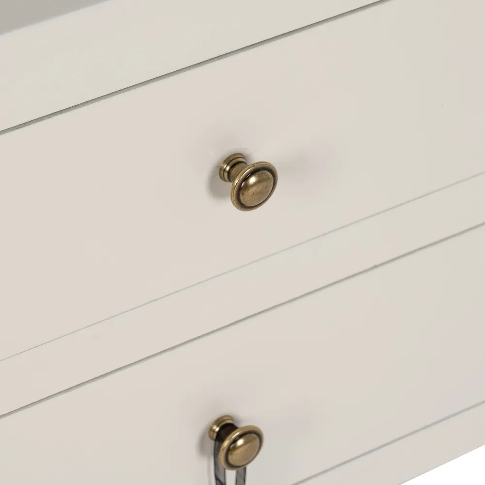 Noptiera alba design oriental | Piese functionale CreativDeco [7]