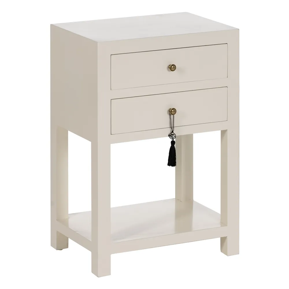 Noptiera alba design oriental | Piese functionale CreativDeco [3]