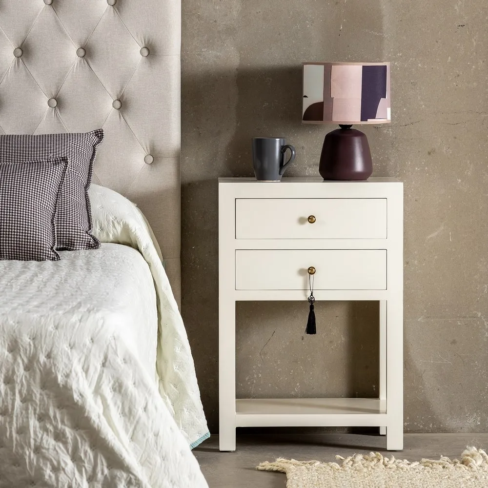 Noptiera alba design oriental | Piese functionale CreativDeco [2]