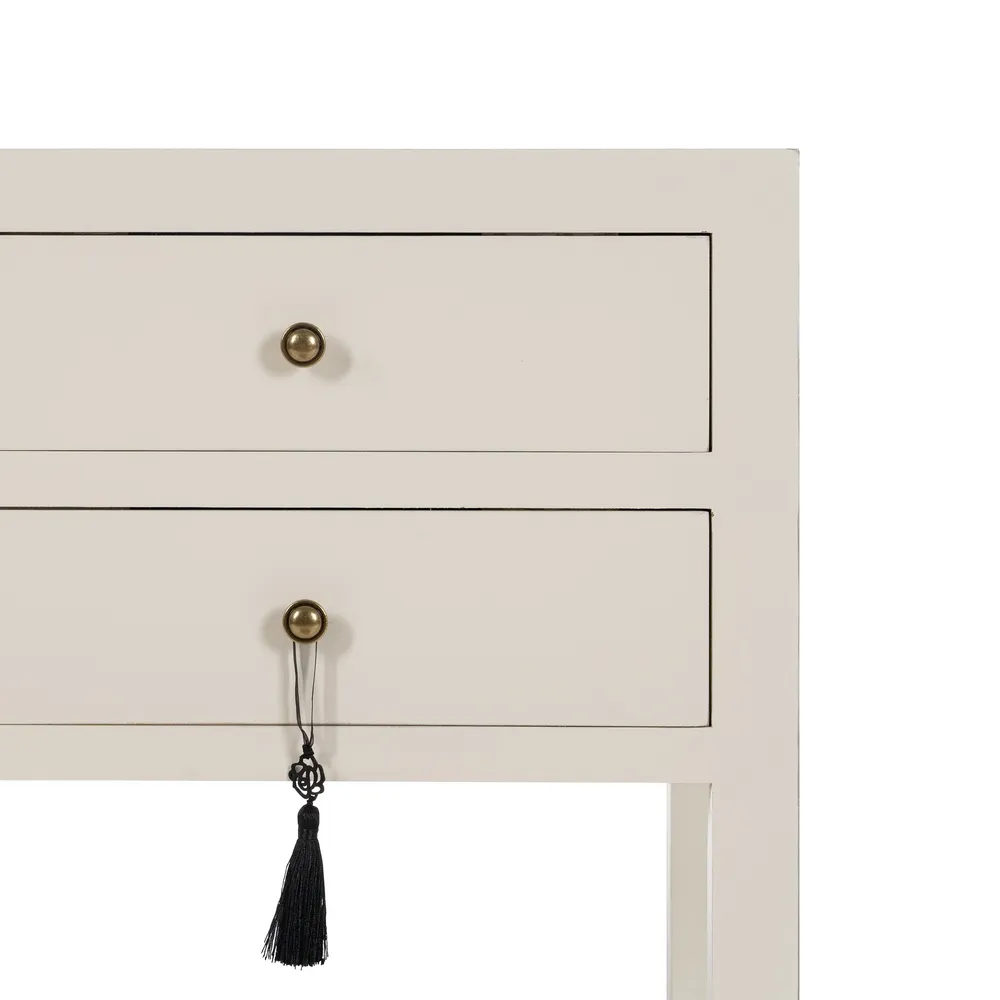 Noptiera alba design oriental | Piese functionale CreativDeco [6]