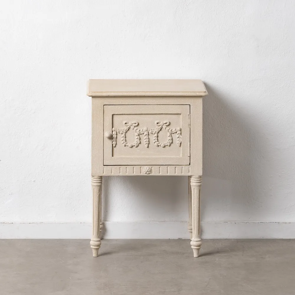 Noptiera Alba Lemn Mango - CreativDeco.ro [3]