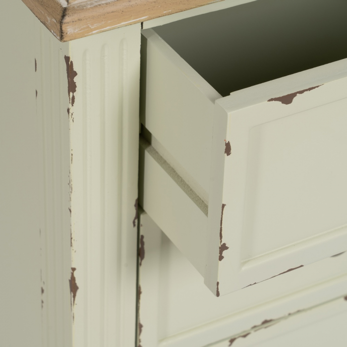 noptiere rustice alb crem CreativDeco [7]
