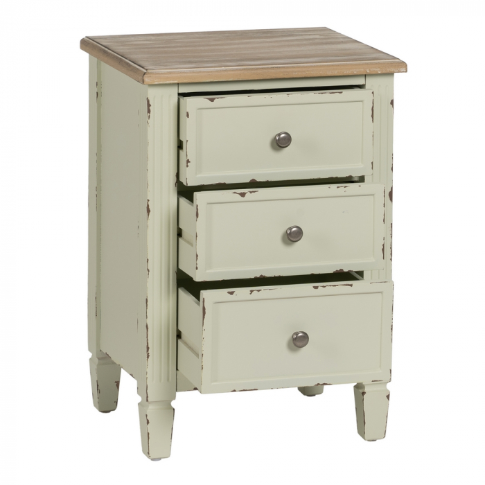 noptiere rustice alb crem CreativDeco [3]