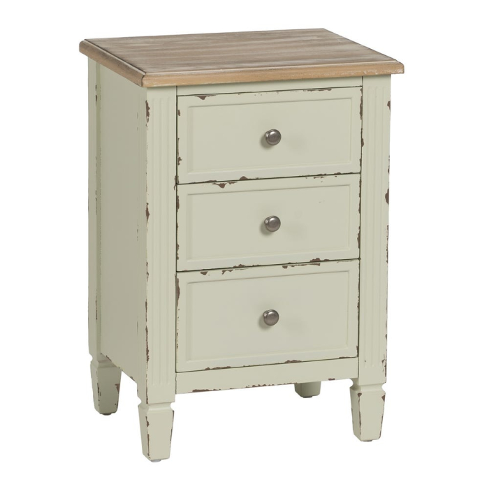 noptiere rustice alb crem CreativDeco [3]