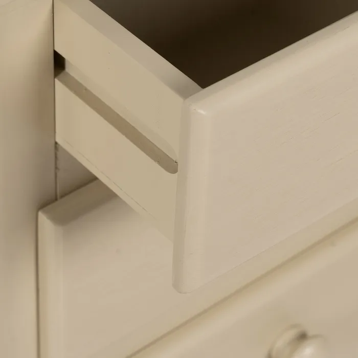 Masuta MDF crem sertare|Mobilier dormitor compact [5]