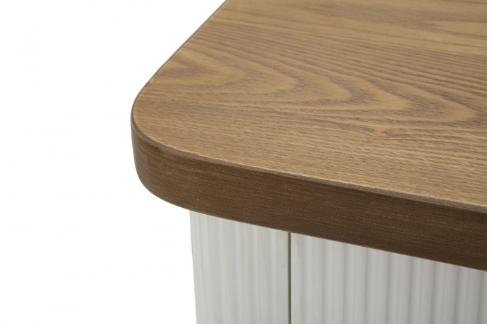 Noptiera crem eleganta design rotunjit CreativDeco [6]