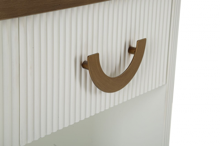 Noptiera crem eleganta design rotunjit CreativDeco [7]