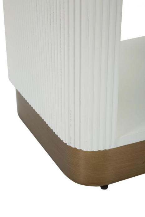 Noptiera crem eleganta design rotunjit CreativDeco [8]