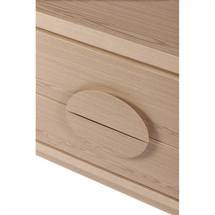 Noptiera Axis cu 2 sertare finisaj natural PAL modern [4]