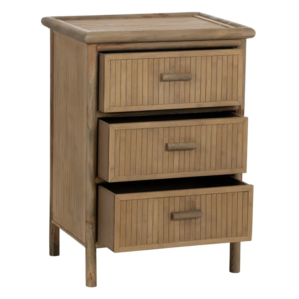 Noptieră bambus dormitor spațios|Noptiere naturale eco-friendly [3]