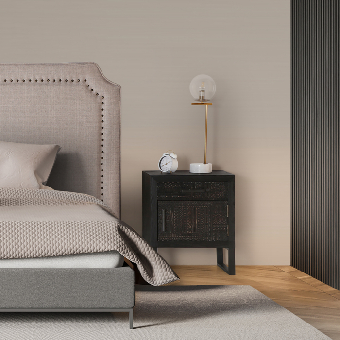 Noptiera Contemporana neagra | Noptiere moderne elegante [2]